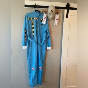 Men's Halloween Costumeg - Test Crash Dummy - Size Medium